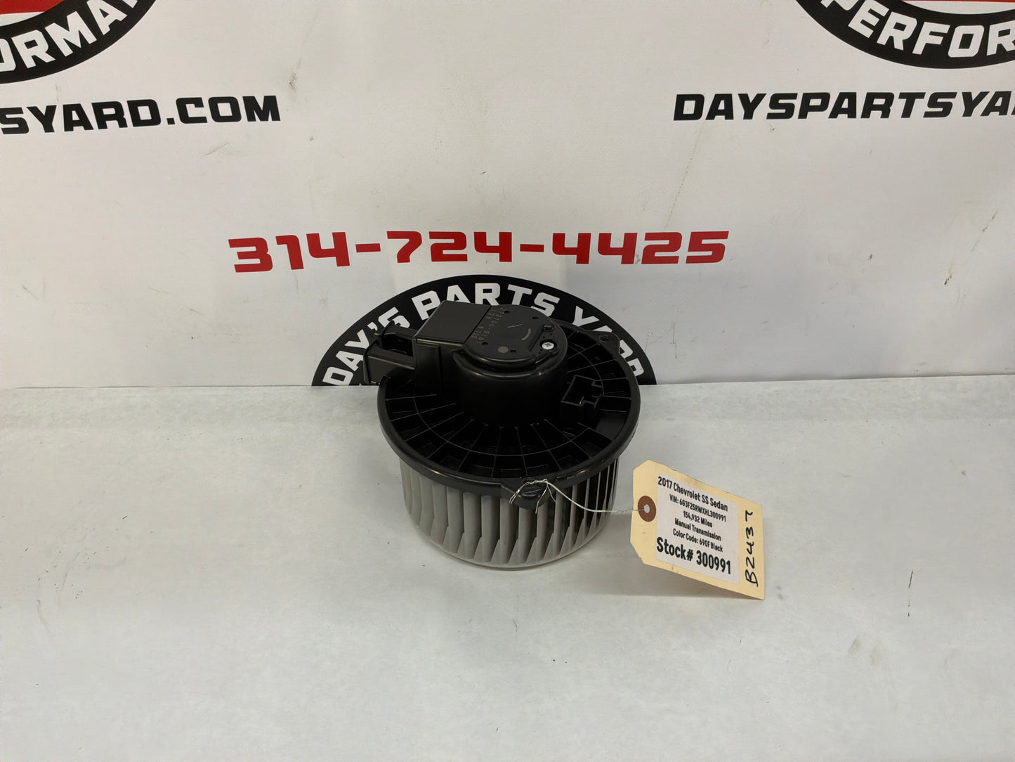 2017 Chevy SS Sedan HVAC Blower Motor OEM