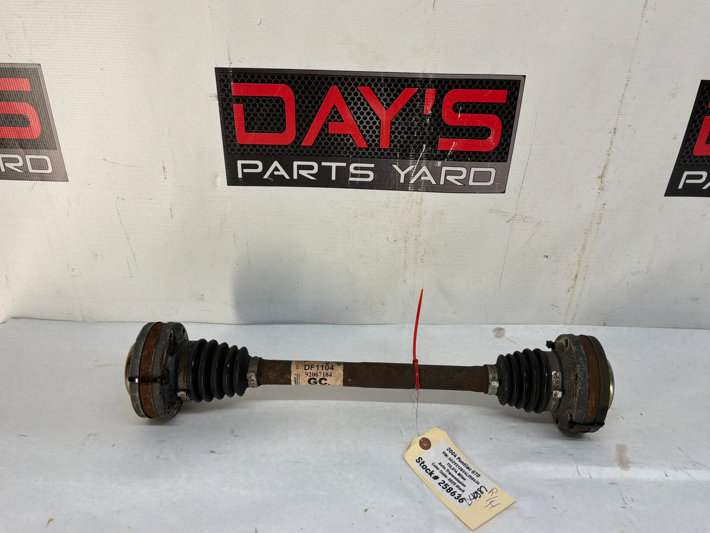 2004 Pontiac GTO LH Driver Rear CV Axle Half Shaft OEM