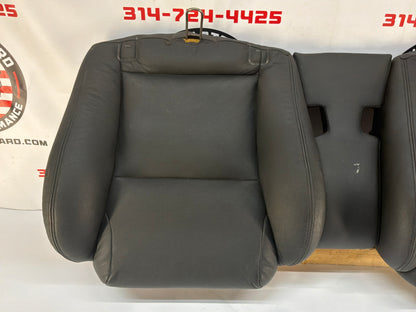 2006 Pontiac GTO Black Leather Front and Rear Seats Set OEM