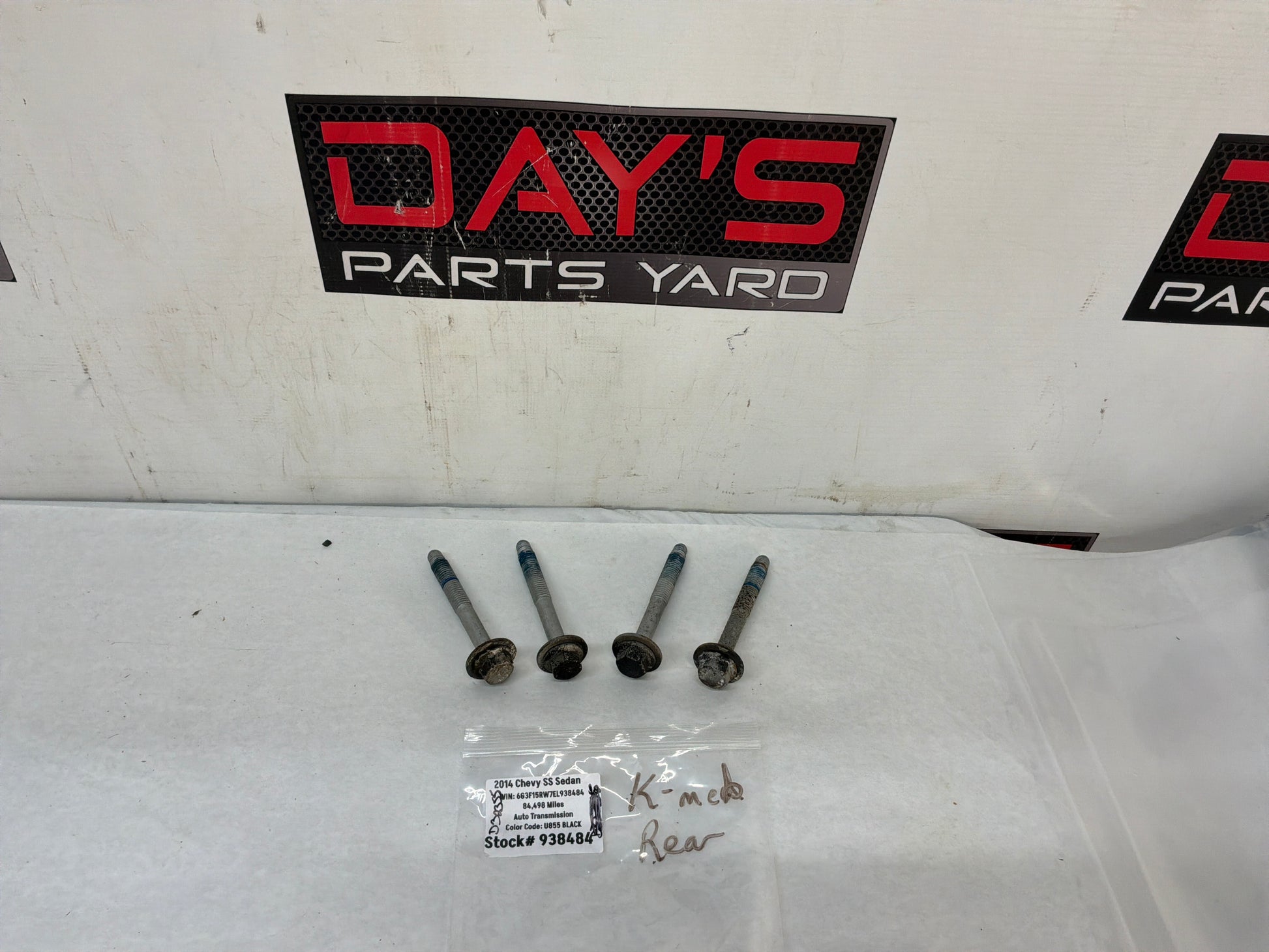 Bolts - Day's Parts Yard