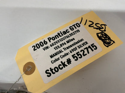 2006 Pontiac GTO Clutch Reservoir Bracket OEM