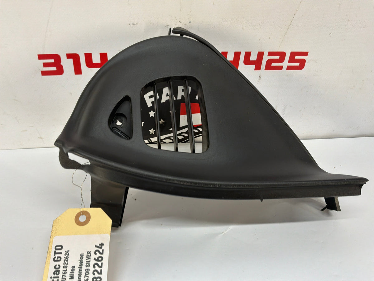 2006 Pontiac GTO LH Driver Dash End Trim Panel OEM