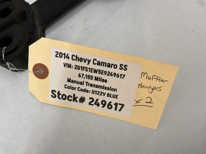 2014 Chevy Camaro SS RH & LH Exhaust Muffler Rubber Hangers Mounts Brackets OEM