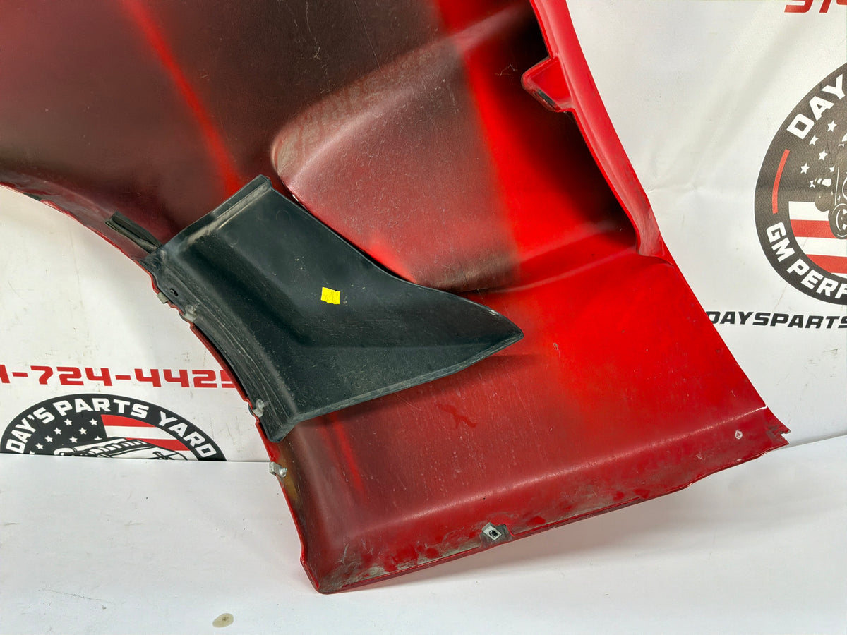 2002 Chevy C5 Corvette Convertible RH Passenger Front Fender Red OEM