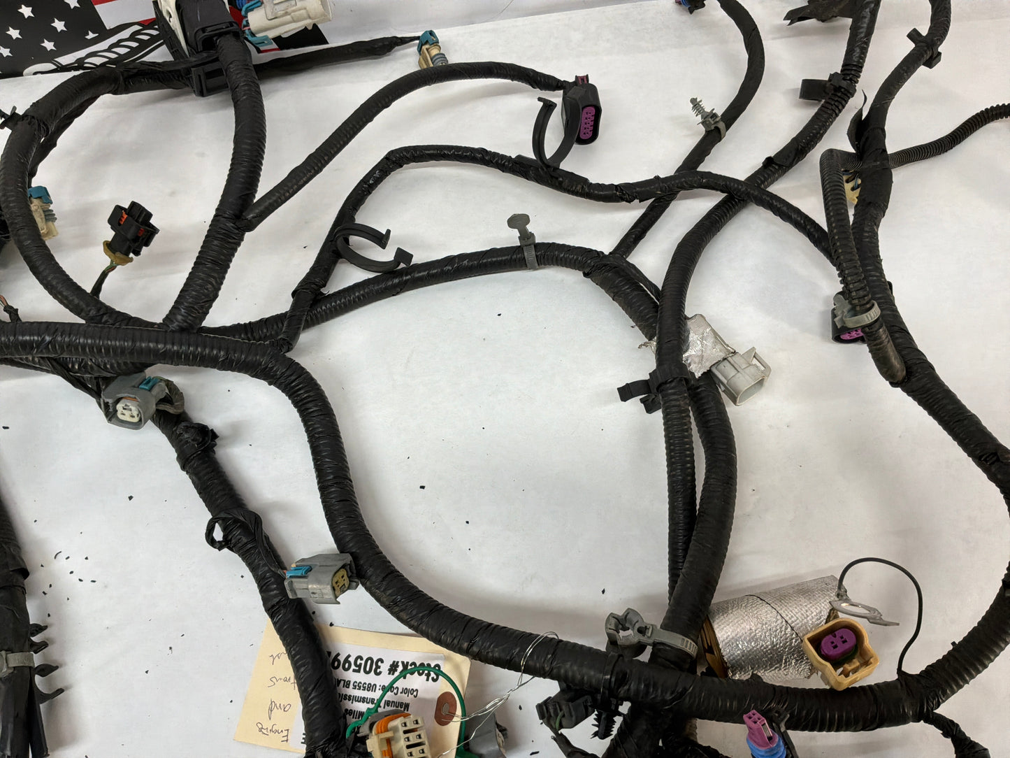 2015 Chevy Camaro SS 1LE Engine Motor Manual Transmission Wiring Wire Harness OEM