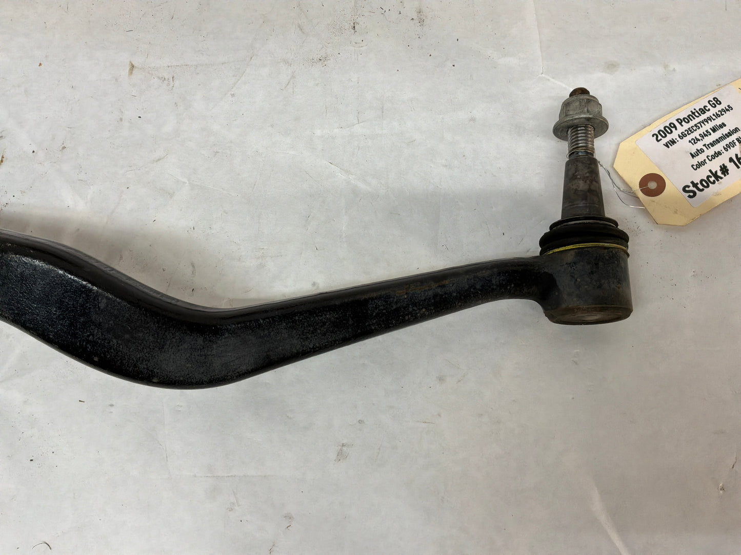 2009 Pontiac G8 LH Driver Front Suspension Lower Front Control Arm OEM