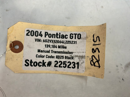 2004 Pontiac GTO RH Passenger Rear Suspension Control Trailing Arm OEM