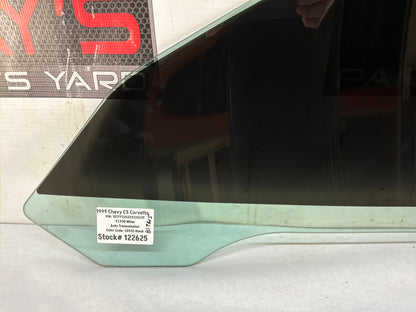 1999 Chevy C5 Corvette RH Passenger Front Door Window Glass OEM