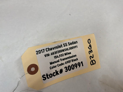 2017 Chevy SS Sedan Windshield Washer Reservoir Overflow Tank Bottle OEM