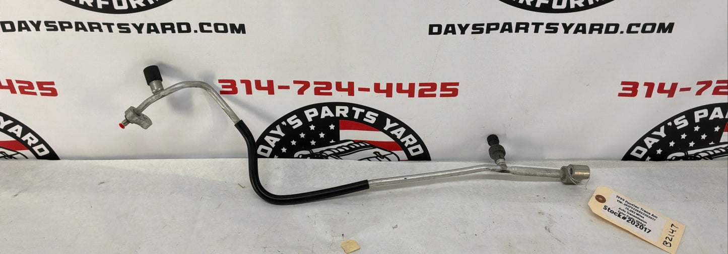 1999 Pontiac Firebird Trans Am WS6 Air Conditioner Line Hose Tube OEM