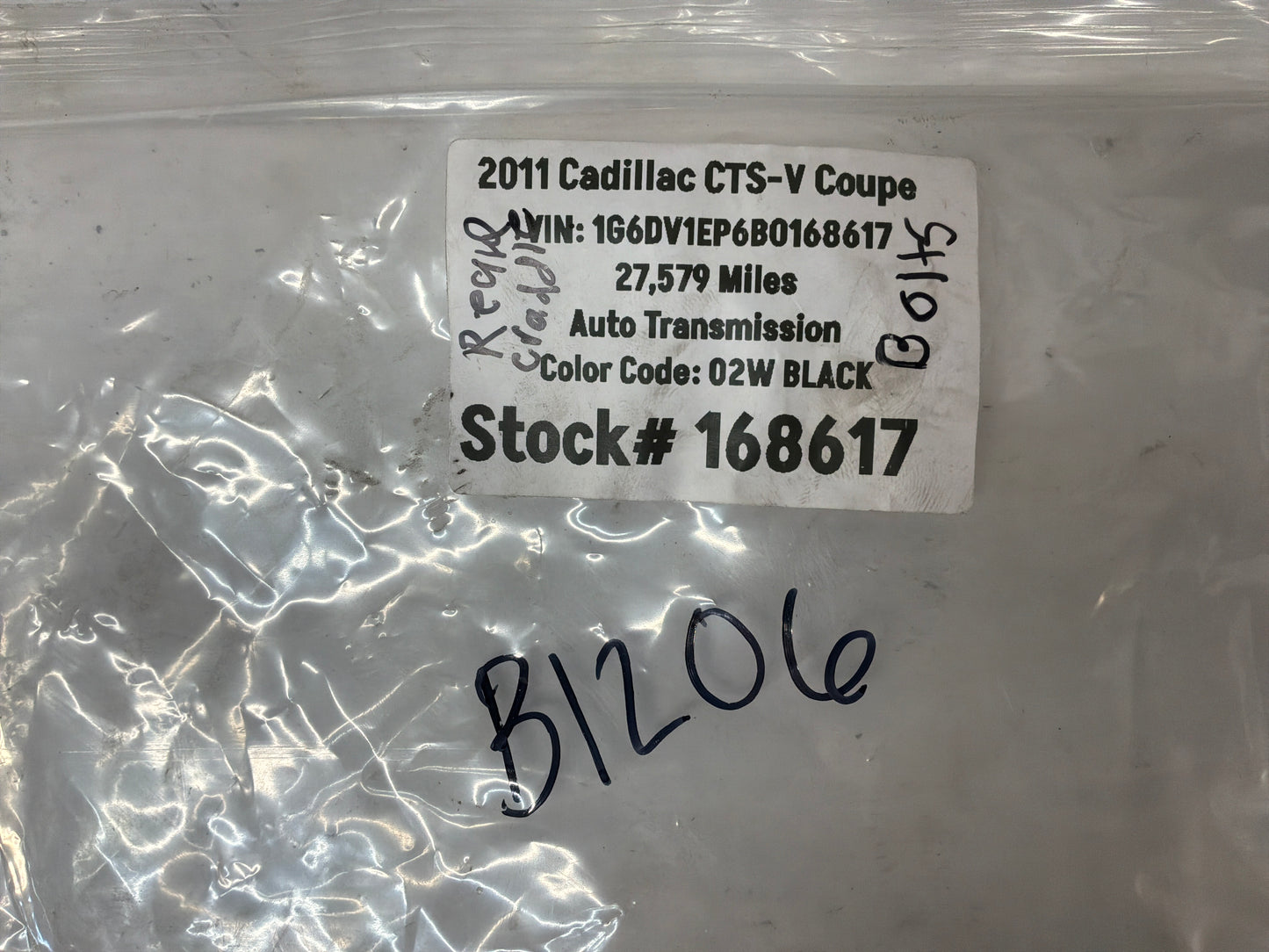 2011 Cadillac CTS-V Rear Suspension Cradle K Member Hardware Bolts Washers OEM