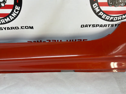 2008 Pontiac G8 Base LH Driver Rocker Molding Side Skirt Panel Trim Orange OEM