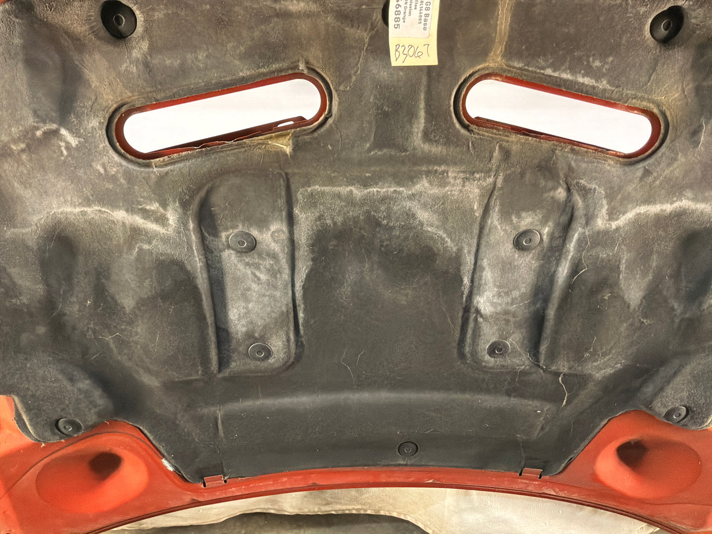 2008 Pontiac G8 Base Hood Assembly OEM Orange