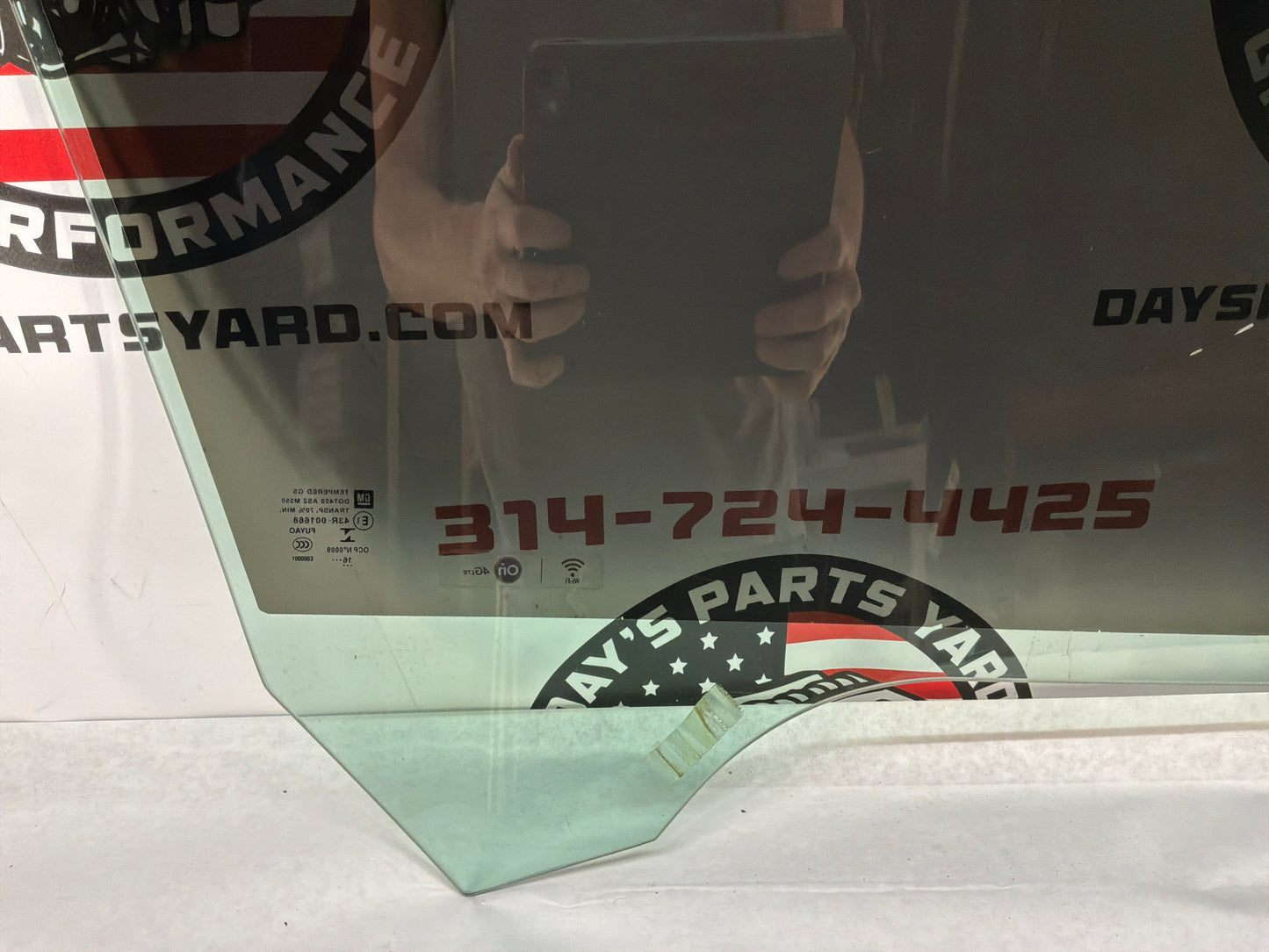 2014 Chevy SS Sedan LH Driver Front Door Window Glass OEM