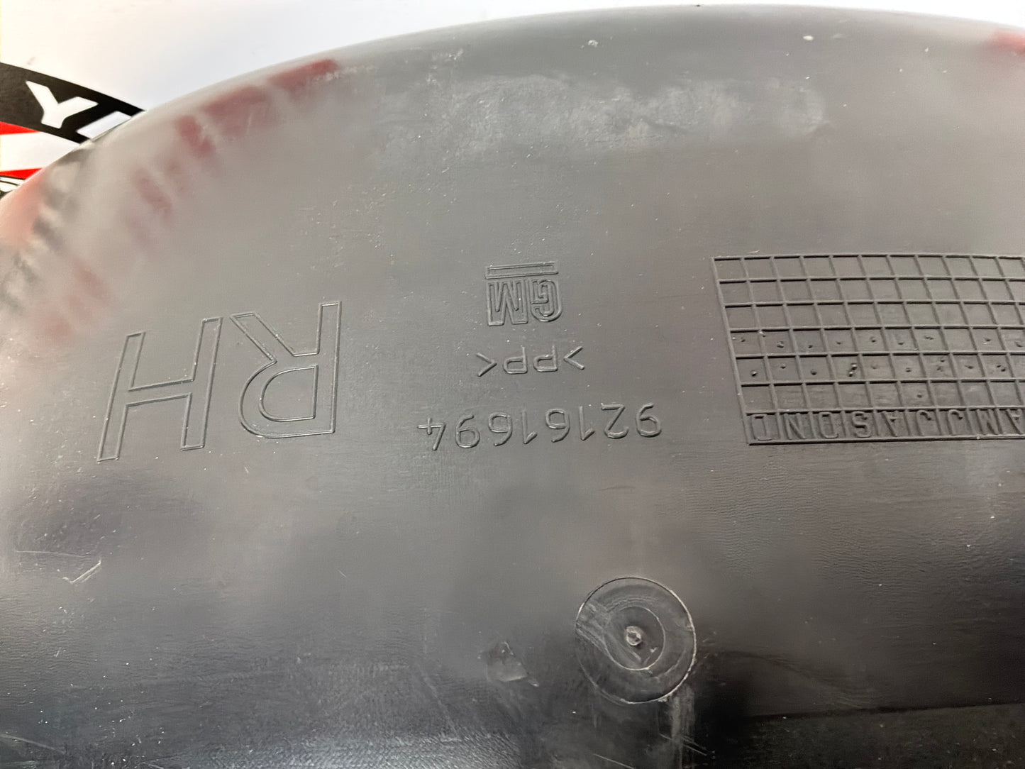 2008 Pontiac G8 Base RH Passenger Rear Fender Wheelhouse Well Liner OEM