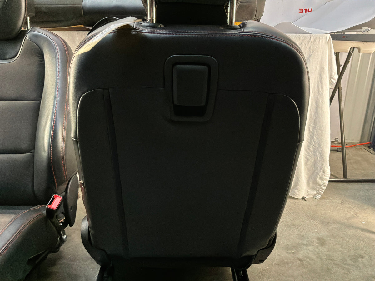 2013 Chevy Camaro ZL1 Seats Black Leather Suede Alcantara Front and Rear OEM