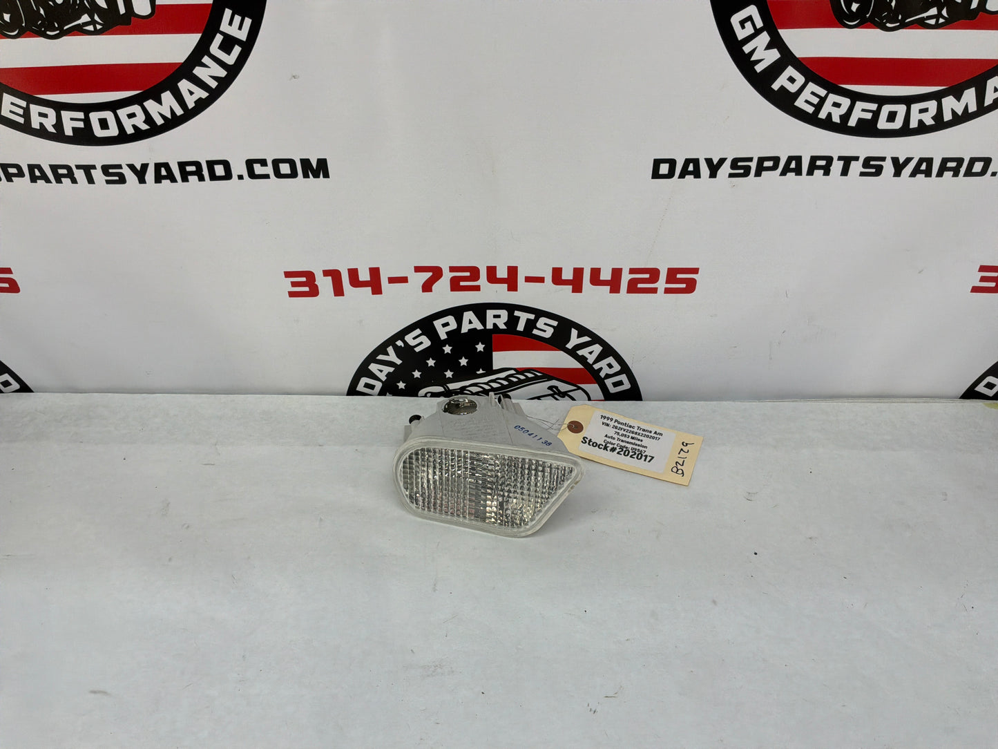 1999 Pontiac Trans Am WS6 LH Driver Parking & Turn Signal Lamp Assembly
