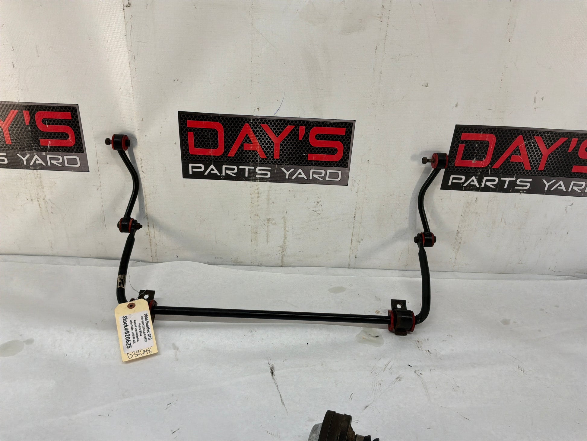 Rear swear bar - Day's Parts Yard