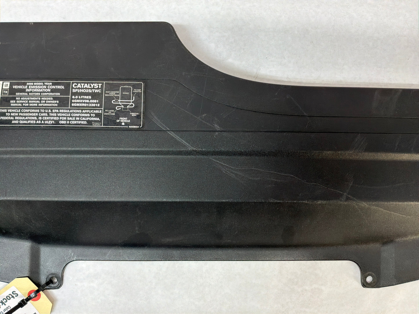 2006 Pontiac GTO Upper Radiator Core Support Air Baffle Cover OEM