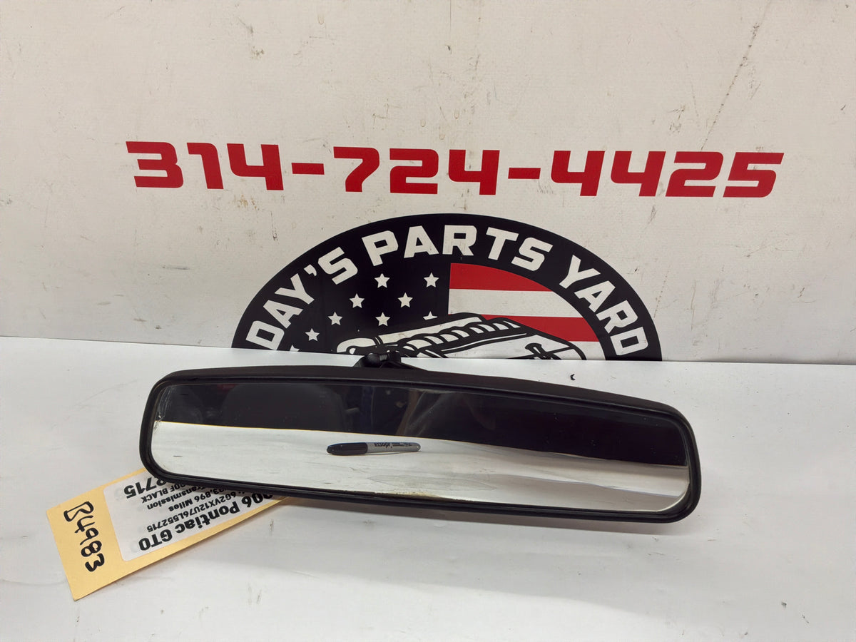 2006 Pontiac GTO Interior Rearview Rear View Mirror OEM