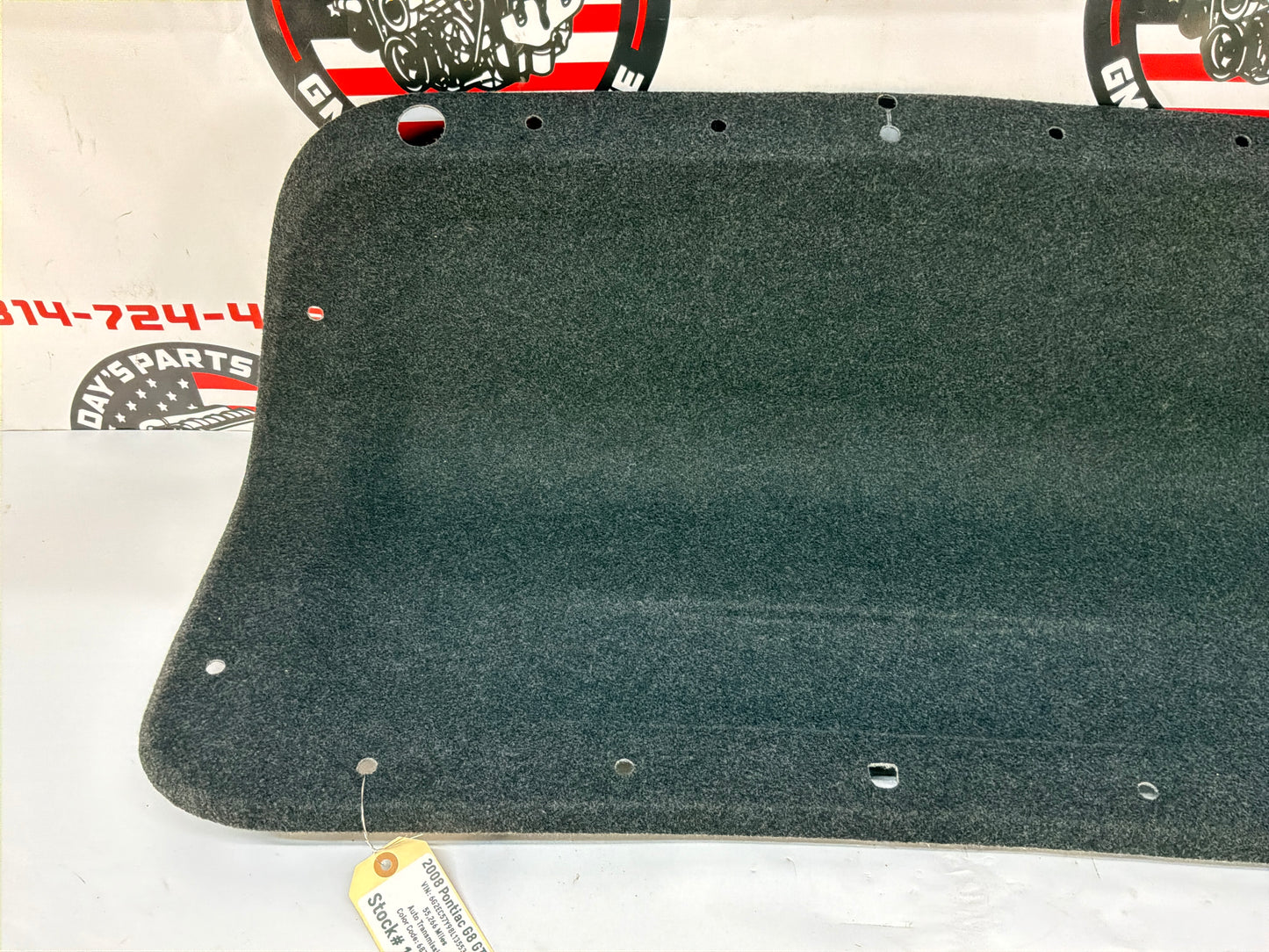 2008 Pontiac G8 GT Trunk Deck Lid Liner Carpet Felt OEM