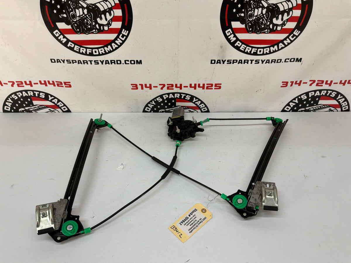 2002 Chevy C5 Corvette LH Driver Front Window Regulator w/ Motor OEM