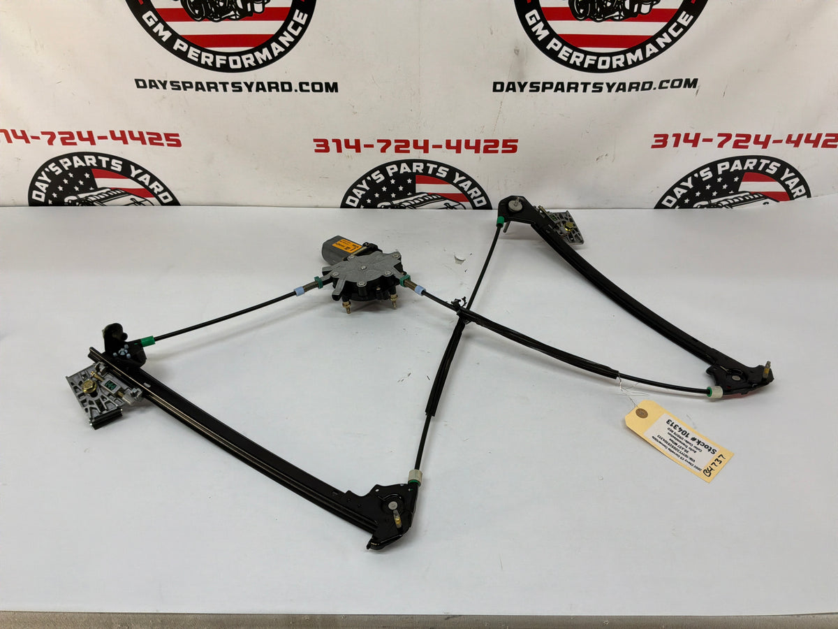 2002 Chevy Corvette Convertible LH Driver Front Window Regulator w/ Motor OEM