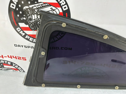 2005 Pontiac GTO RH Passenger Rear Quarter Window Glass OEM
