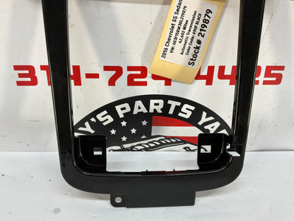 2016 Chevy SS Sedan Over Head Console Dome Light Frame Bracket Bezel OEM