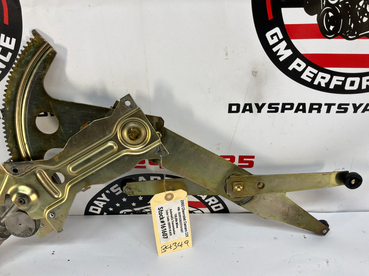2002 Chevy Camaro Z28 LH Driver Window Regulator Motor OEM
