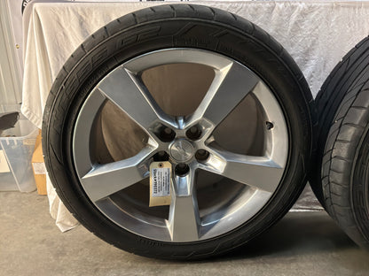 2010 Chevy Camaro SS 20x8 20x9 Factory OEM Wheels Rims with Tires