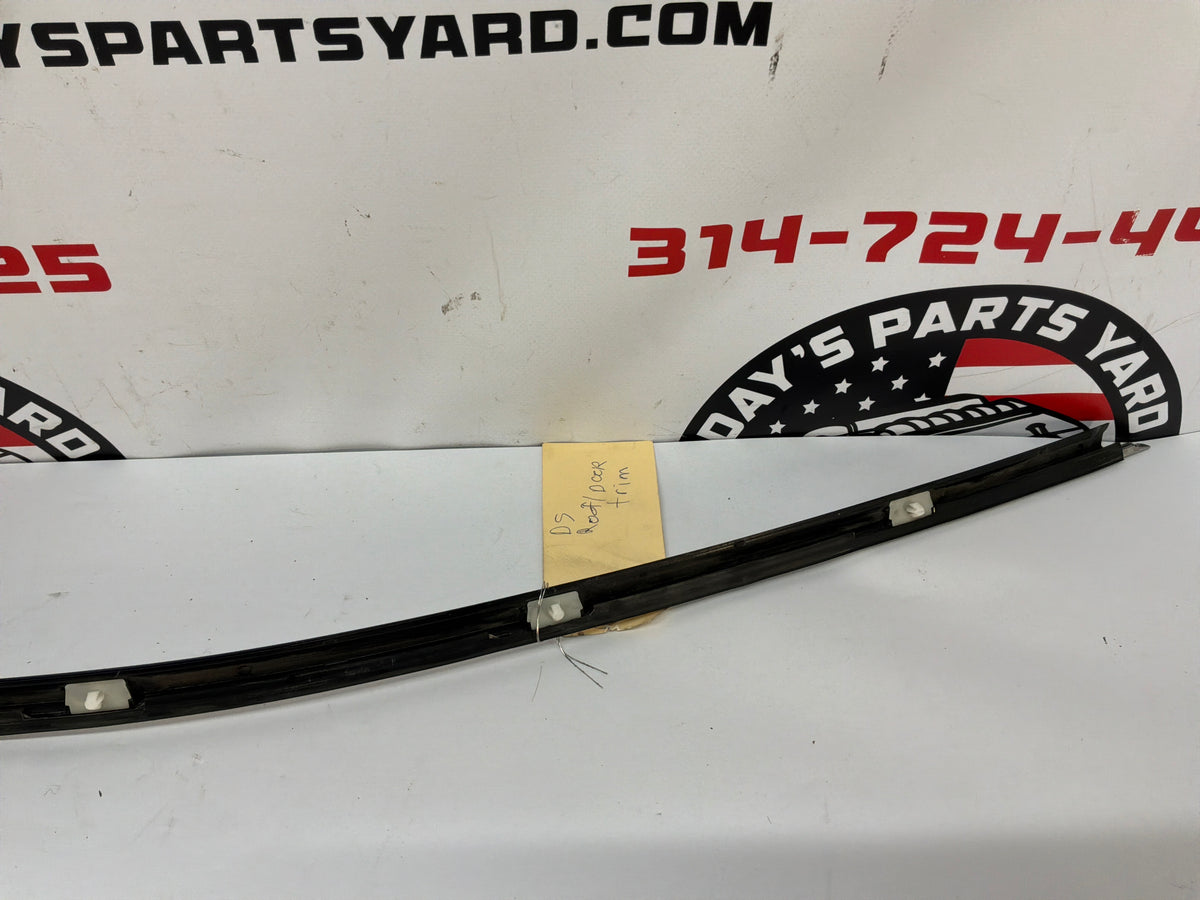 2009 Cadillac CTS-V LH Driver Roof Top Body Side Window Reveal Trim Molding OEM