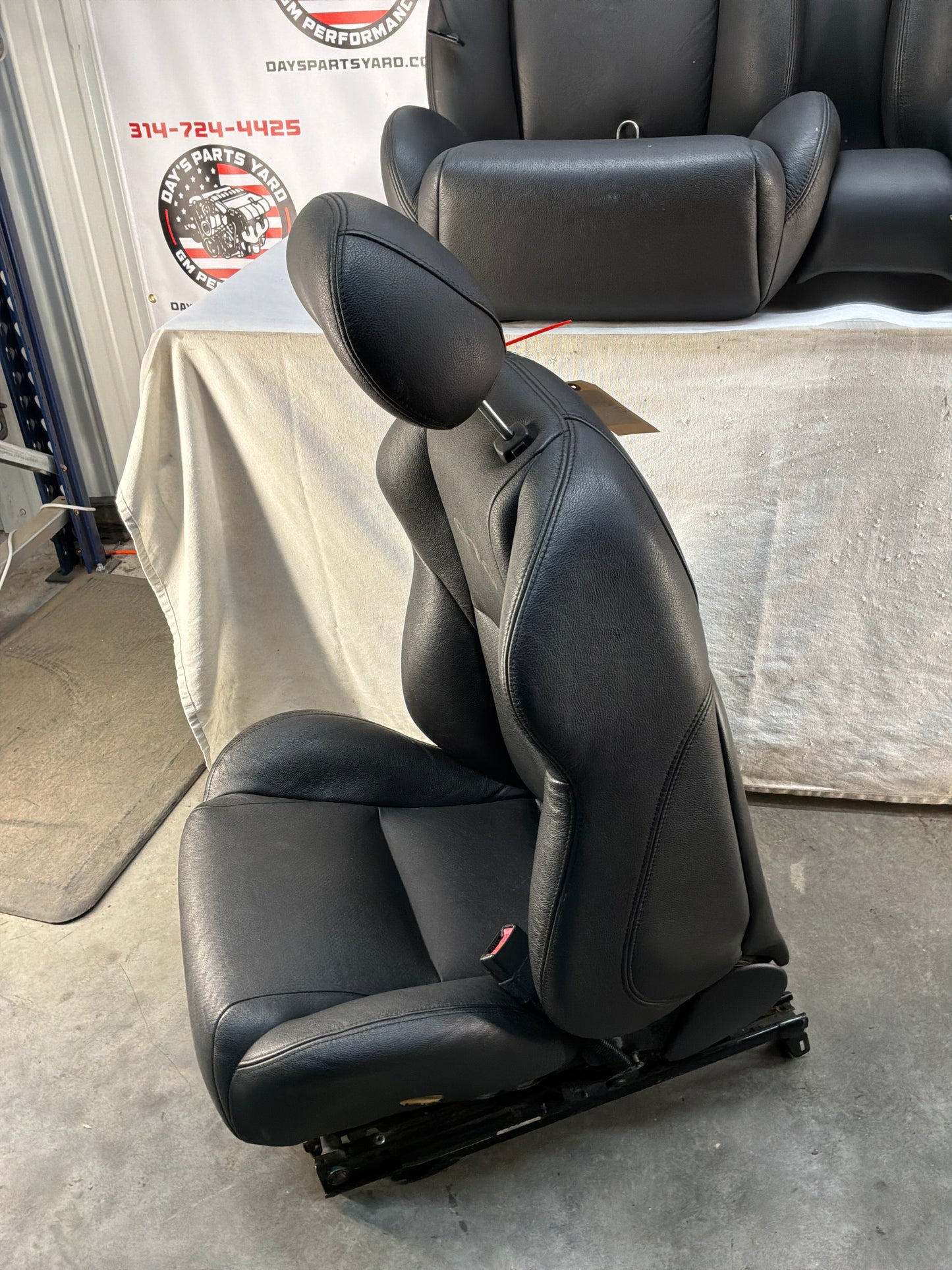 2005 Pontiac GTO Black Leather Front and Rear Seats Set OEM