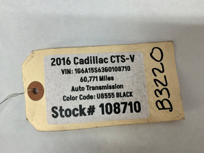 2016 Cadillac CTS-V PCV Lines OEM