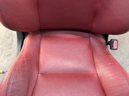 2004 Pontiac GTO Red Leather Seats Fronts and Rears OEM