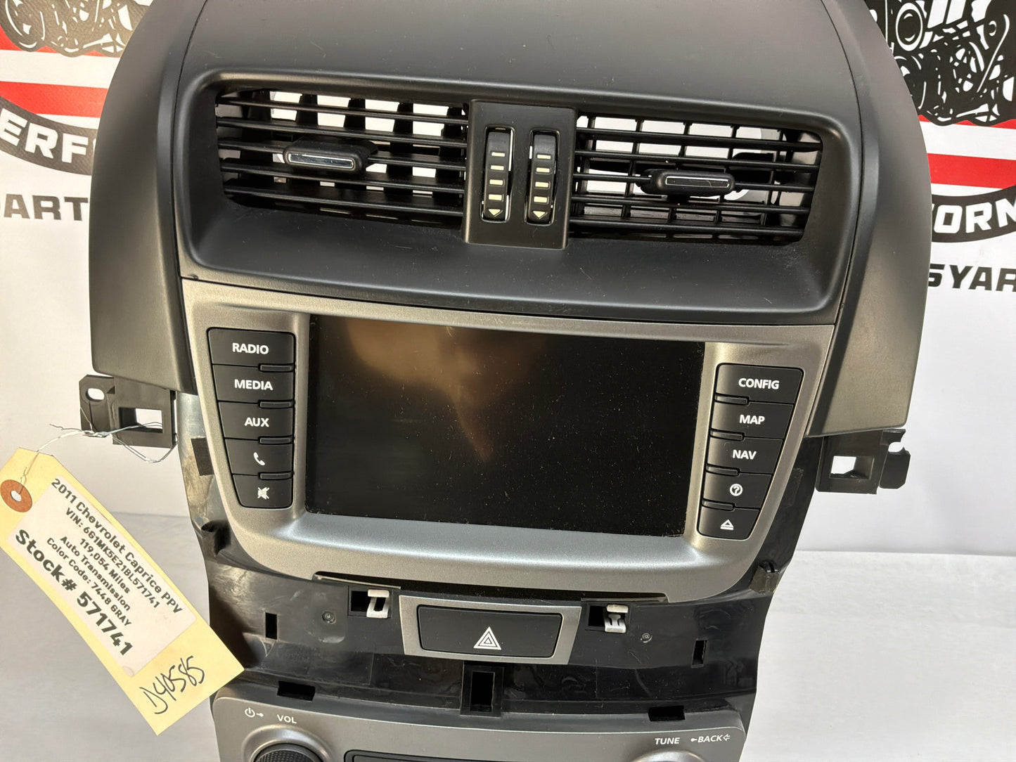 2011 Chevy Caprice PPV Radio Stereo HVAC Temperature Control Panel Unit OEM