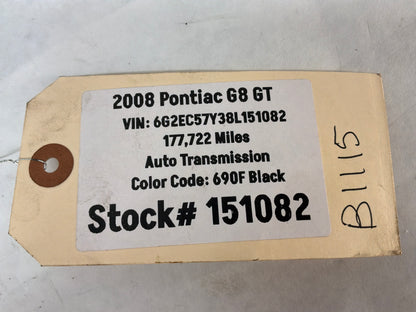 2008 Pontiac G8 GT Positive Battery Terminal Fuse Relay OEM