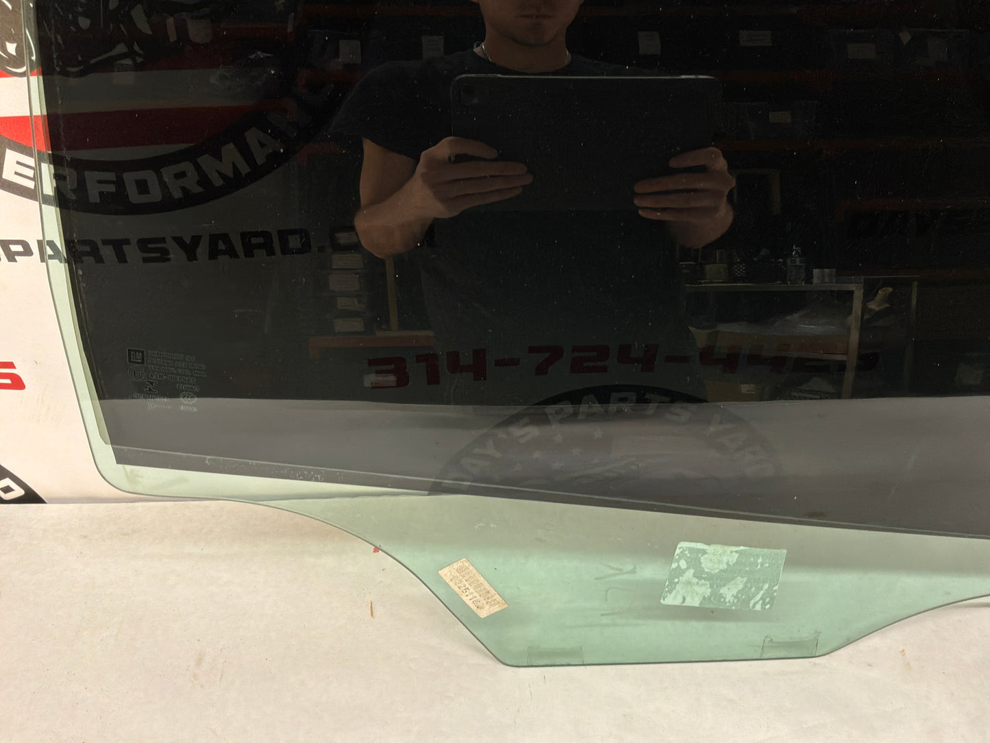 2017 Chevy SS Sedan RH Passenger Rear Door Window Glass OEM