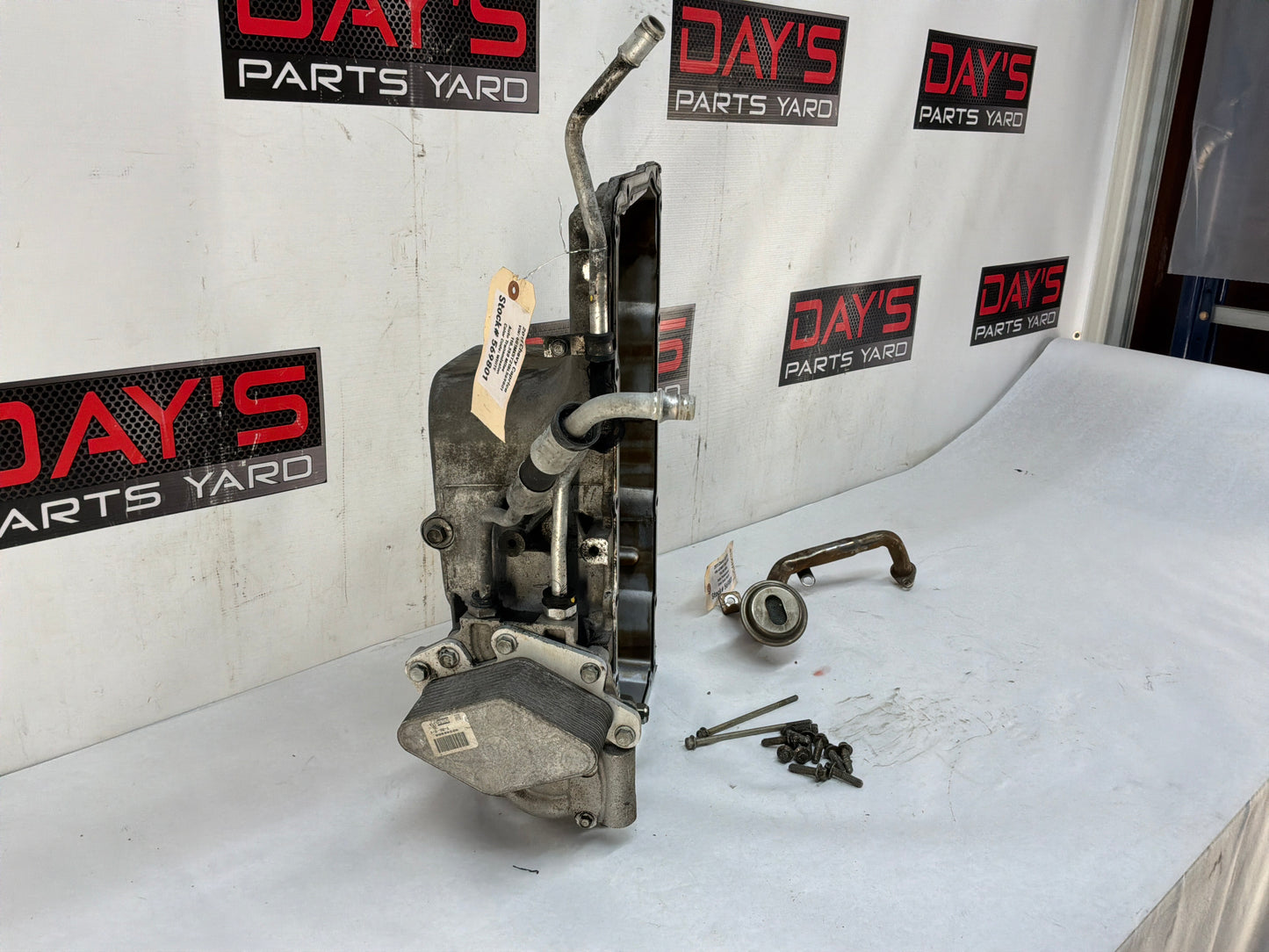 Oil pan w pick up tube - Day's Parts Yard