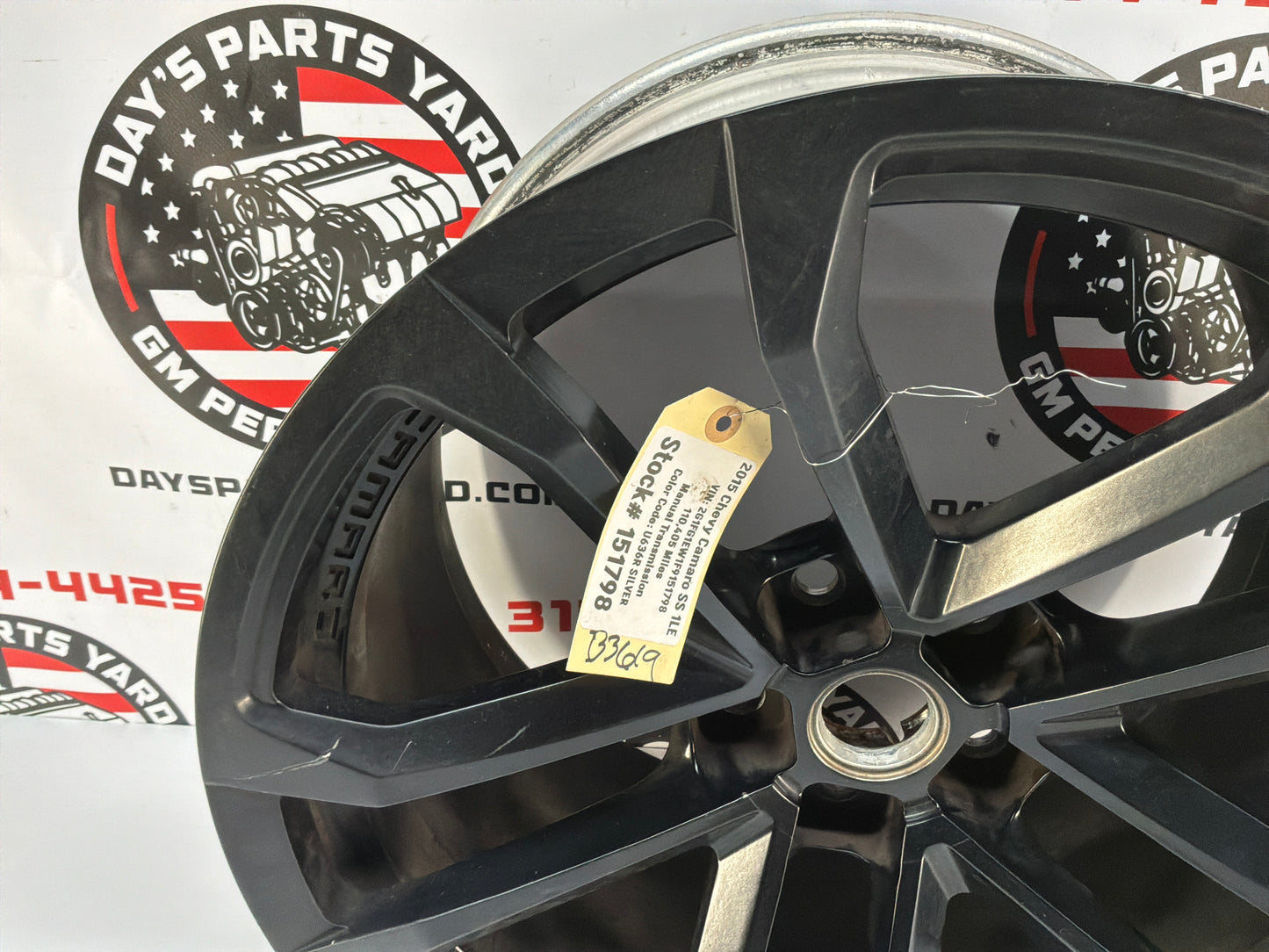 2015 Chevy Camaro SS 1LE Factory OEM 20X11 Rear Wheel