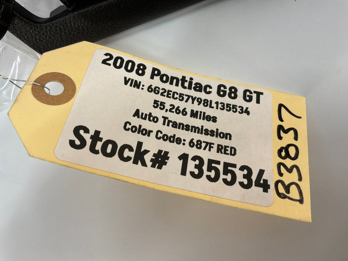 2008 Pontiac G8 GT RH Passenger Rear Interior Door Handle w/ Switches OEM