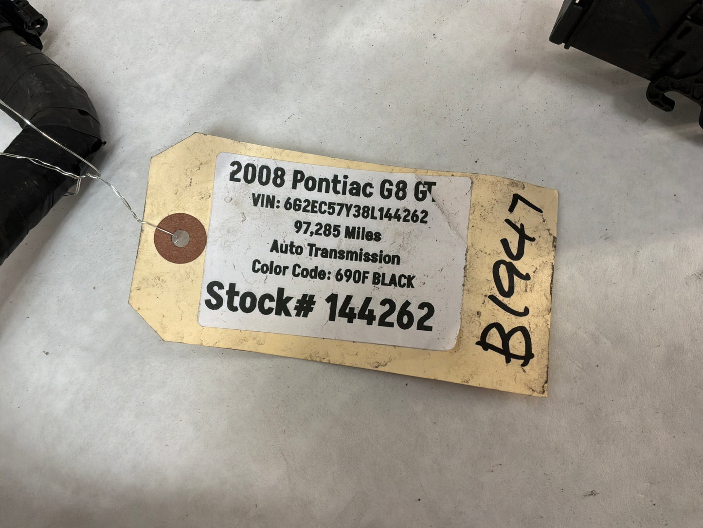 2008 Pontiac G8 GT Engine Motor Bay Firewall Wire Wiring Harness OEM