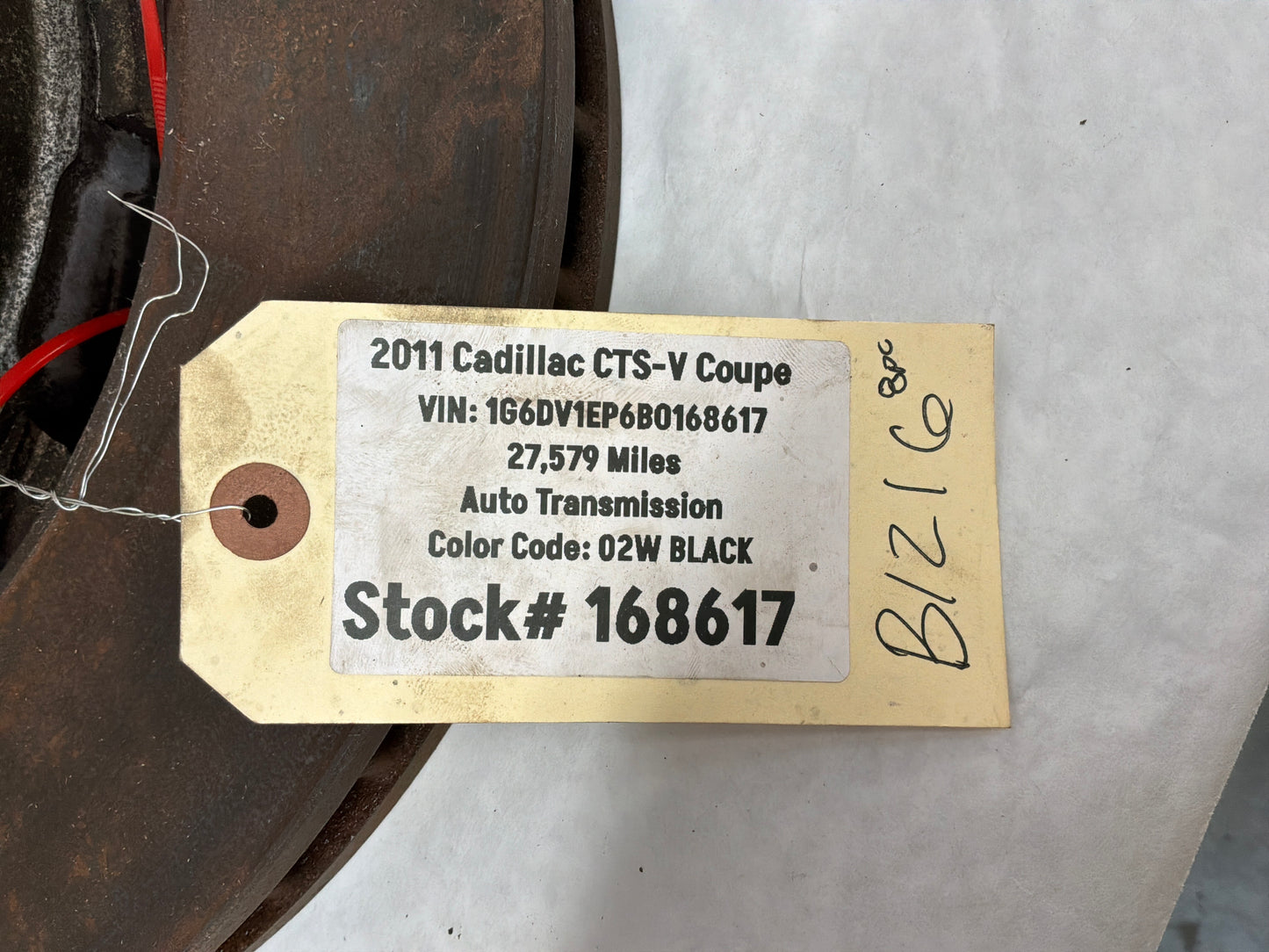 2011 Cadillac CTS-V Coupe Front and Rear Brembo Calipers w/ Rotors OEM