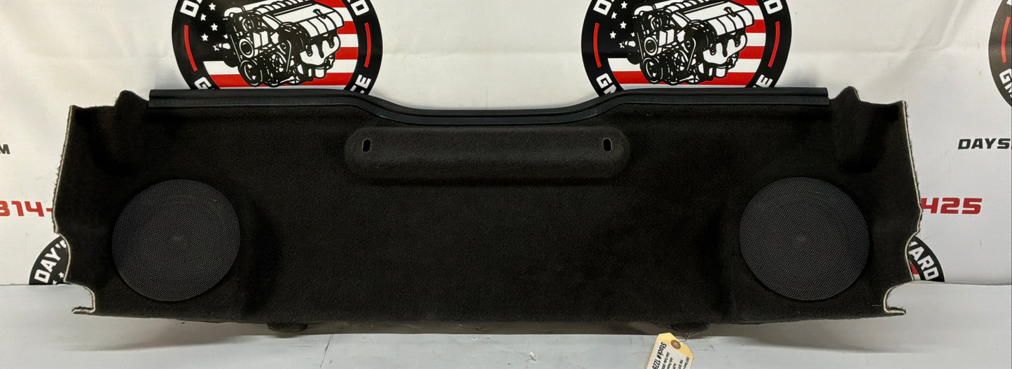 2007 Chevy C6 Corvette Convertible Rear Speaker Carpet Trim Panel OEM