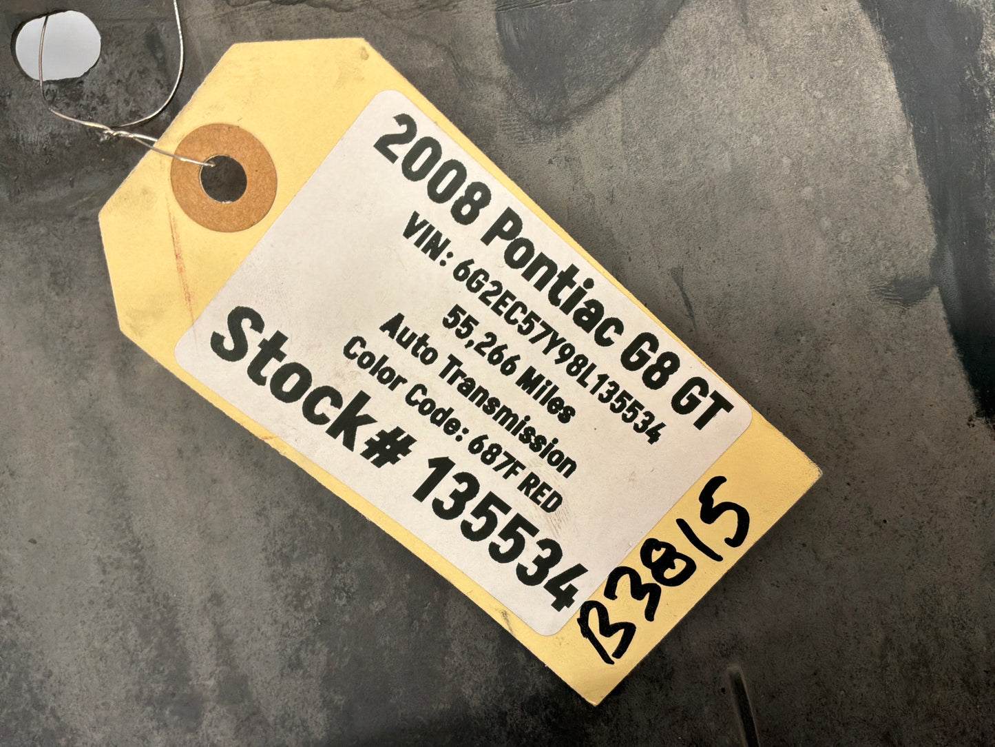 2008 Pontiac G8 GT Rear Diffuser Lower Valance OEM