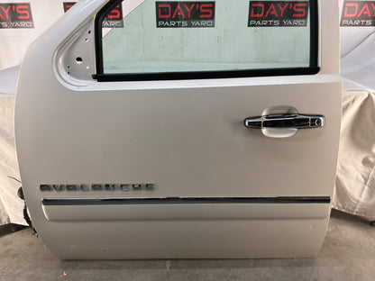 2012 Chevy Avalanche LH Driver Front Exterior Door White Assembly OEM