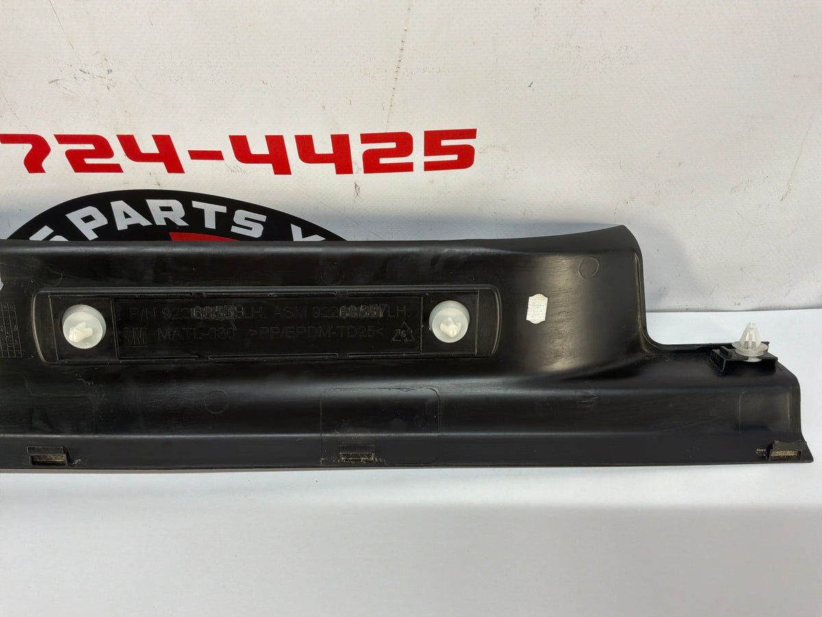 2014 Chevy SS Sedan LH Driver Rear Door Sill Scuff Plate Panel Trim OEM