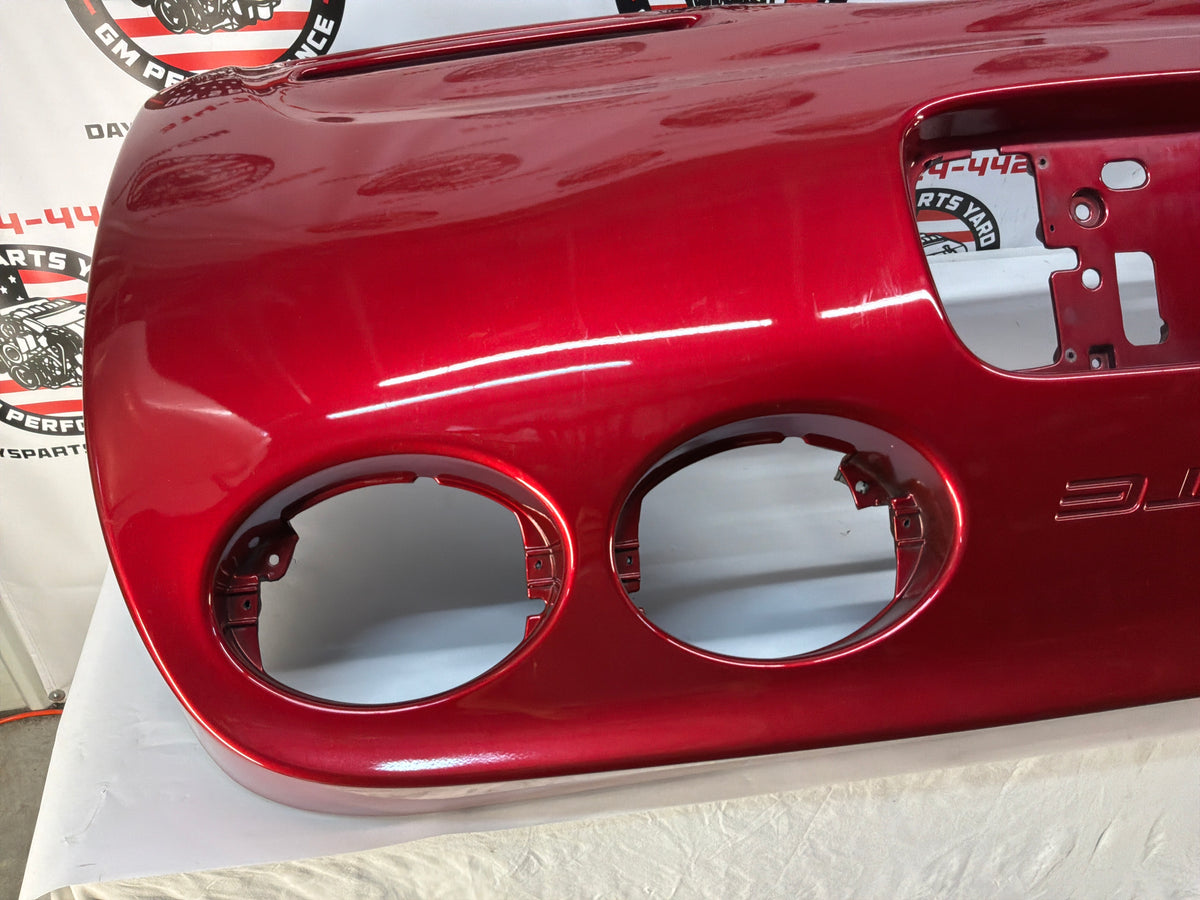 2002 Chevy C5 Corvette Rear Bumper Cover Red OEM