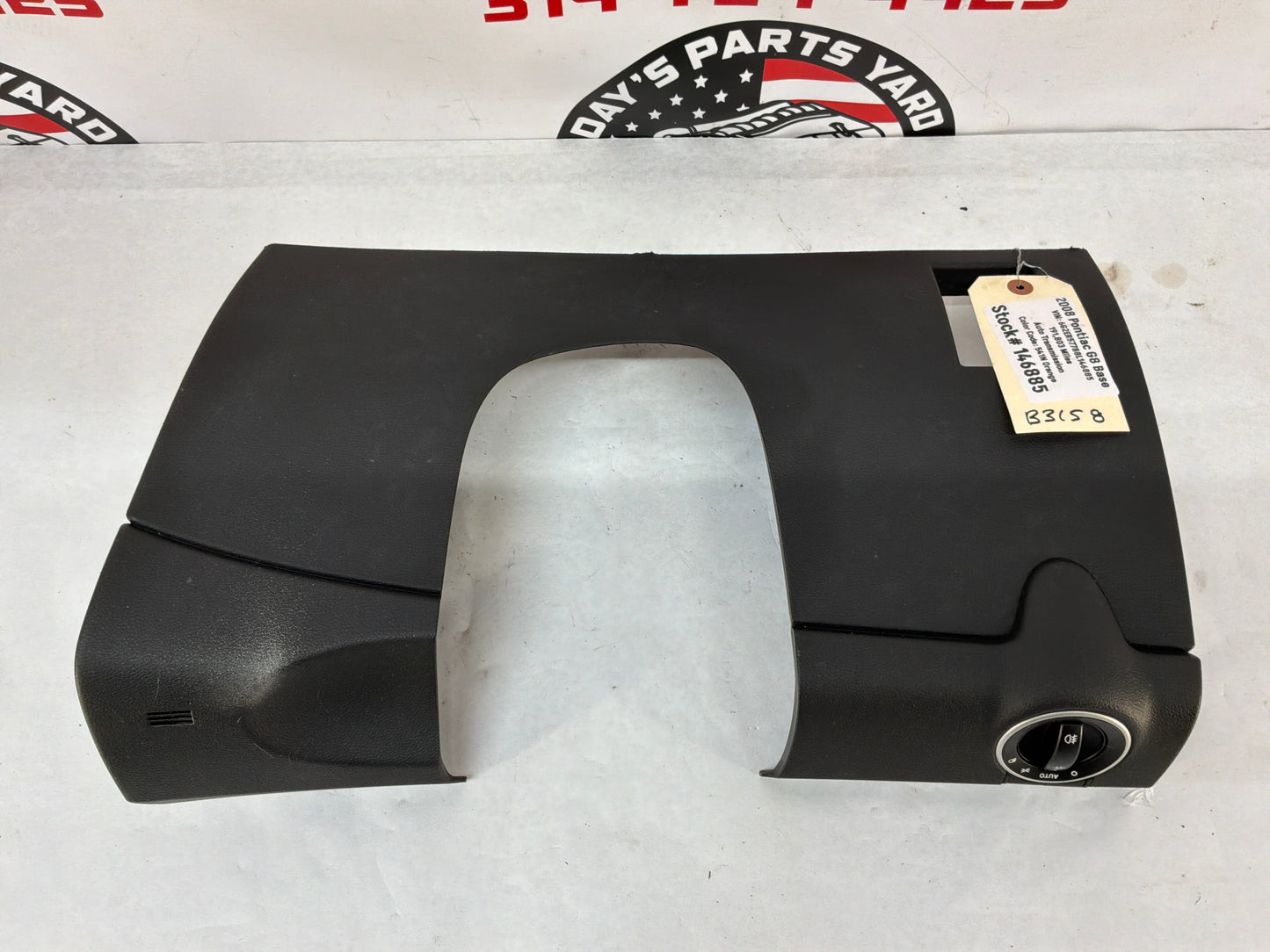 2008 Pontiac G8 Base LH Driver Lower Dash Knee Bolster Column Cover Trim Panel OEM