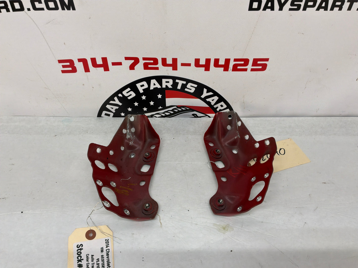 2015 Chevy SS Sedan RH & LH Weld On Hood Hinge Brackets OEM